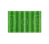 Décor Terrain de foot en pate à sucre 20 x 30 cm