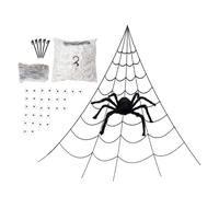 Décor Toile d'Araignée | Toile d'araignée effrayante réaliste Artificielle - Grands Accessoires D Halloween pour Les Fêtes pour Jardin Pelouse Porche Patio Maison Et Fêtes De Maison Hantée