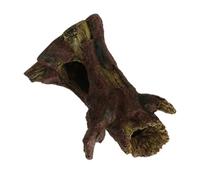 Décor Tronc D’arbre Creux en Résine pour Aquarium, Cachette Naturelle | Style Réaliste Brun, Abri Protecteur pour Terrarium, Coin Interactif, Entretien Minimal, Ambiance Décorative