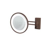 Decor Walther BS 36 Miroir de maquillage mural LED bronze - Agrandir 5 fois Ce luminaire comporte des modules à LED prémontés de classes énergétiques A A++, A+, A
