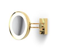 Decor Walther BS 36 Miroir de maquillage mural LED doré - grossissement 7 fois Ce luminaire comporte des modules à LED prémontés de classes énergétiques A A