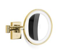 Decor Walther BS 40 Miroir de maquillage mural LED doré - grossissement 7 fois Ce luminaire comporte des modules à LED prémontés de classes énergétiques A A++, A+, A
