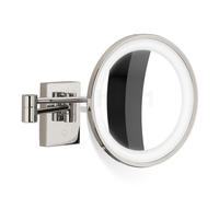Decor Walther BS 40 Miroir de maquillage mural LED nickel satiné - grossissement 3 fois Ce luminaire comporte des modules à LED prémontés de classes énergétiques A A