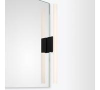 Decor Walther Omega 1 Lampe de miroir à enchâsser, noir mat, sans ampoule