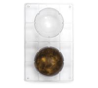 Decora 0050086 Moule pour Chocolat HéMISPHèRE Ø 100-275X15X22MM, Autre, 100/275 x 15 x 22 mm