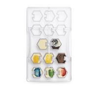 Decora 0050121 Moule pour Chocolat HEXAGONES ENCASTRÉS, Autre