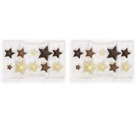 Decora 0050134 Moule pour Chocolat ÉTOILE, Autre (Lot de 2)