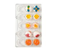 Decora 0050159 MOULE POUR PRALINE DE CHOCOLAT SPRING Ø 30 X 20 H MM 15 CAVITES
