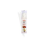 DECORA, 0050371 Bâtonnets en Papier Cuisson, Convient pour la Cuisson au Four, Parfaits pour Réaliser des Cake-Pops, des Biscuits et des Sucettes, Lot de 25, Diamètre 3,8 x 152 mm