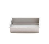 DECORA, 0062602 Moule professionnel rectangulaire 25 x 38 x 7,5 cm, En aluminium anodisé, Sans points de soudure, Design professionnel, Gris