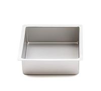 Decora 0062603 MOULE ANODISÉ CARRÉ AU BORD DROIT 10X10X10 H, Métal, 10 x 10 x 10 cm