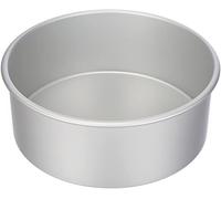 Decora 0062613 Moule Professionnel Aluminium ANODISE' Rond Ø CM 25 X 10 H, Métal, Argent/Noir, 25 x 10 cm