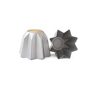 Decora, 0062688 Moule Professionnel Pandoro Ø 21 x 16 cm, Idéal pour réaliser Un Pandoro de 750g, en Aluminium anodisé, sans Points de Soudure, Design Professionnel.