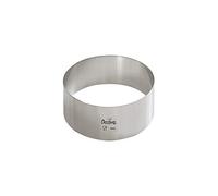 Decora 0063708 Cercle Acier Inoxydable Ø 8x4h cm, INOX, 8 x 4 cm