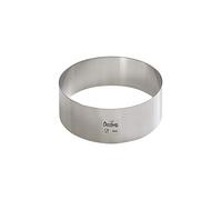 Decora 0063712 Cercle Acier Inoxydable Ø 12x4h cm, INOX, 12 x 4 cm