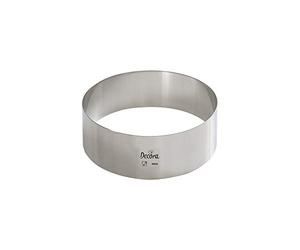 Decora 0063716 Cercle Acier Inoxydable Ø 16x4h cm, INOX, 16 x 4 cm, Argenté.