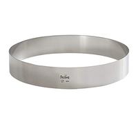 Decora 0063732 Cercle Acier Inoxydable Ø 32x4h cm, INOX, 32 x 4 cm, Argenté