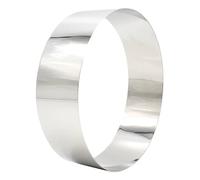 Decora 0063749 Cadre Cercle Acier Inoxydable Diamètre 20 x 6 cm, Argent