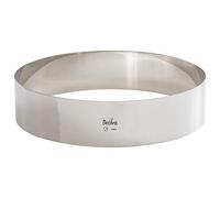 Decora 0063754 Cadre Cercle Acier Inoxydable Diamètre 30 x 6 cm, Argent