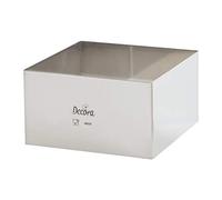 Decora 0063770 Cadre Carré Acier Inoxydable 26 x 26 x 6 cm