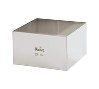 Decora 0063789 Cadre Carré Acier Inoxydable 24 x 24 x 6 cm, Argent