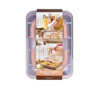 Decora, 0070111 Moule Gold Line Cook & Carry, Idéal pour préparer, Conserver et Transporter des Desserts et des Plats salés, en métal antiadhésif Robuste.