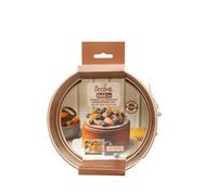 Decora 0070113 Moule Ø 16,5 x h 10 cm, idéal pour déformer facilement chaque préparation grâce à la fermeture à glissière pratique, en métal antiadhésif