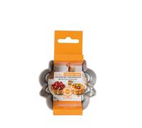 Decora 0075050 Moule à tarte avec fond mobile de Ø 8 x 3 H cm, en acier antiadhésif, rond, pour déformer facilement des bonbons, design professionnel enregistré, breveté