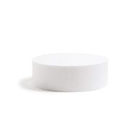Decora, 0173817 Disque Rond en polystyrène emballé Individuellement, Idéal comme modèle pour réaliser des gâteaux à étages, Bords Droits, Ø 40 X H 10 CM, Ecru