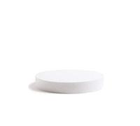 Decora, 0173901 Disque Rond en polystyrène emballé Individuellement, Idéal comme modèle pour réaliser des gâteaux à étages, Bords Droits, Ø 30 X H 5 CM, Ecru