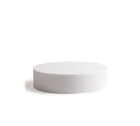 Decora, 0174013 Disque Rond en polystyrène emballé Individuellement, Idéal comme modèle pour réaliser des gâteaux à étages, Bords Droits, Ø 35 X H 7,5 CM, Ecru