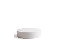 Decora, 0174016 Disque Rond en polystyrène emballé Individuellement, Idéal comme modèle pour réaliser des gâteaux à étages, Bords Droits, Ø 20 X H 7,5 CM, Ecru