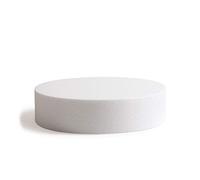 Decora, 0174021 Disque Rond en polystyrène, Idéal comme modèle pour réaliser des gâteaux à étages, Bords Droits, Ø 50 X H 7,5 CM.