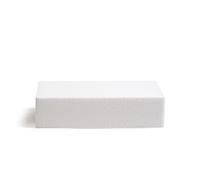 Decora 0174023 Bianco Rectangle POLYSTYRÈNE 20X30X7,5H CM