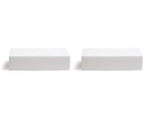 Decora 0174023 Bianco Rectangle POLYSTYRÈNE 20X30X7,5H CM (Lot de 2)