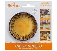 Decora 0255086 EMPORTE-PIÈCE EN PLASTIQUE CALZONCELLO, Marron, 12 x 9 x 4 cm