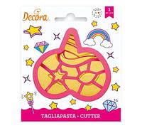 DECORA, 0255100 Kit d'emporte-pièces masque de licorne, Le kit idéal pour créer des décorations en pâte à sucre ou en pâte à gomme, Fabriqué en Italie, Design breveté.