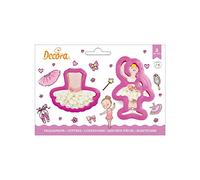 Decora 0255206 KIT 2 EMPORTE-PIÈCES en Plastique Danseuse ET Tutu