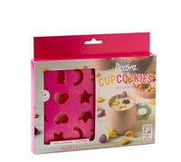 Decora 0255237 Emporte-pièce idéal pour 22 mini biscuits ballon de football à tremper dans du lait - parfait pour un petit-déjeuner spécial. Dimensions : 21 x 14,7 x 1,7 cm