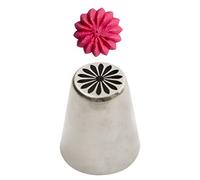 DECORA, 0263632 Cornet étoilé blisteré marguerite, Cornet en acier sans soudure, À utiliser sans adaptateur, Conditionné individuellement sous blister.