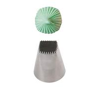 DECORA, 0263642 Cornet étoilé blisteré 32 dents pour meringue, Cornet en acier sans soudure, À utiliser sans adaptateur, Conditionné individuellement sous blister.