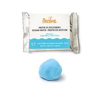 Decora 0310214 Pâte à Sucre Bleue 250 G No E171