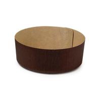 DECORA, 0320166 5 Formes pour Panettone Bas de 750 g, en papier rigide en cellulose pure, Résiste à des températures de 200 °, Idéales pour réaliser un panettone maison, Fabriquées en Italie.