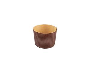 DECORA, 0320168 12 Formes pour Panettone de 100 g, en papier rigide en cellulose pure, Résiste à des températures de 200 °, Idéales pour réaliser un panettone maison, Fabriquées en Italie.