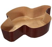 Decora, 0320173 5 Formes pour Colombes de 750 g, en Papier Rigide en Cellulose Pure, Résiste à des températures de 200 °, Idéale pour réaliser Une Colombe Maison, Fabriquée en Italie.