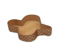 Decora, 0320173 5 Formes pour Colombes de 750 g, en Papier Rigide en Cellulose Pure, Résiste à des températures de 200 °, Idéale pour réaliser Une Colombe Maison, Fabriquée en Italie.