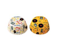 Decora 0336511 Lot de 36 caissettes à muffins Ø 50 x 32 mm Let's Rock