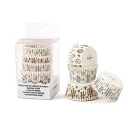 Decora 0339627 CF 75 caissettes White Christmas 50 x 32 mm, autre, or