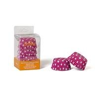 Decora, 0339670 Moules à Muffins Pois Fuchsia, Moules Pratiques pour Cuire, présenter et Offrir des Muffins, Résistent jusqu'à 220 °, en Blister Pratique.