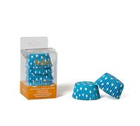 Decora, 0339672 Moules à Muffins Pois Bleu, Moules Pratiques pour Cuire, présenter et Offrir des Muffins, Résistent jusqu'à 220 °, en Blister Pratique.